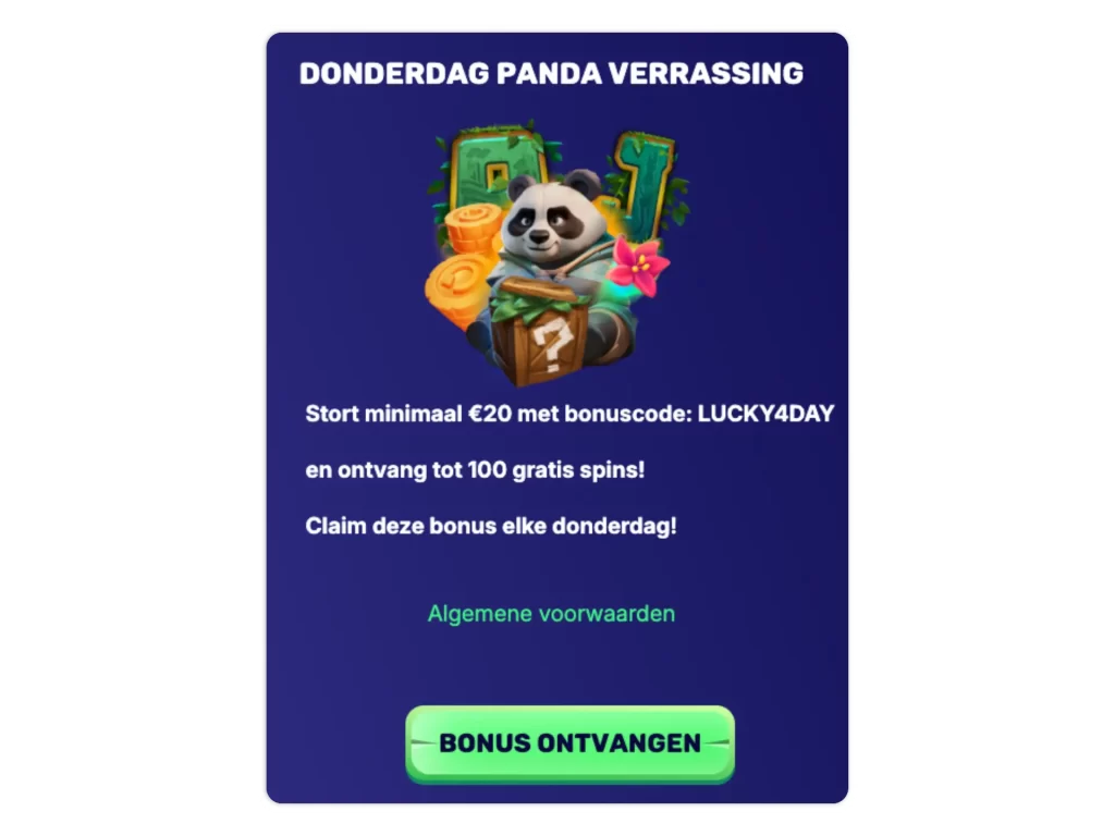 spin panda no deposit bonus